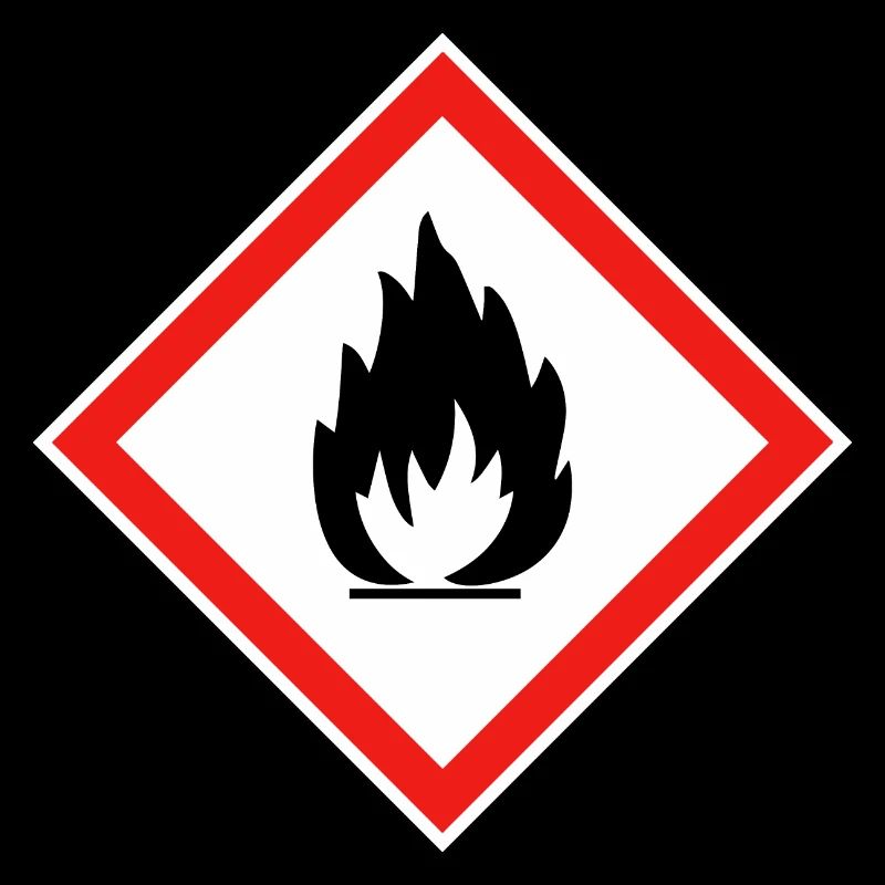 Avertissement de danger inflammable, danger inflammable