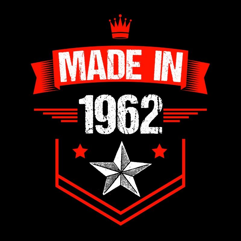 Made in 1962 blanc