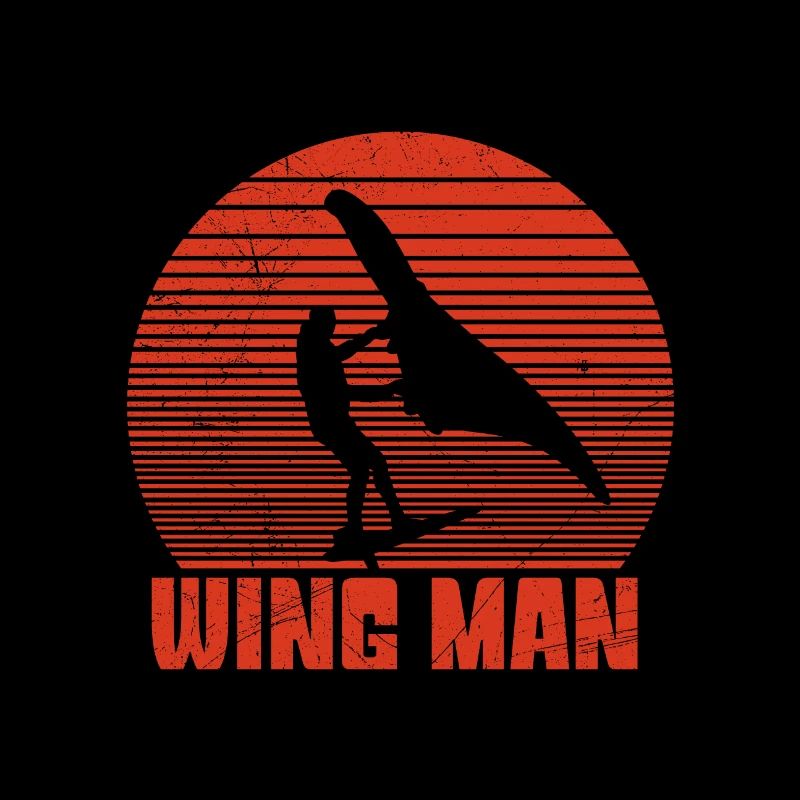 Surf Wing Man Wingfoiling Surfing Surfer Gift