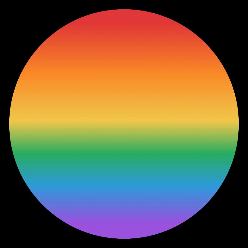 Regenbogen-Farbverlaufskreis