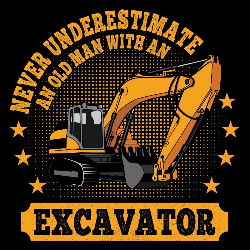 Never Underestimate an Old Man with an Excavator