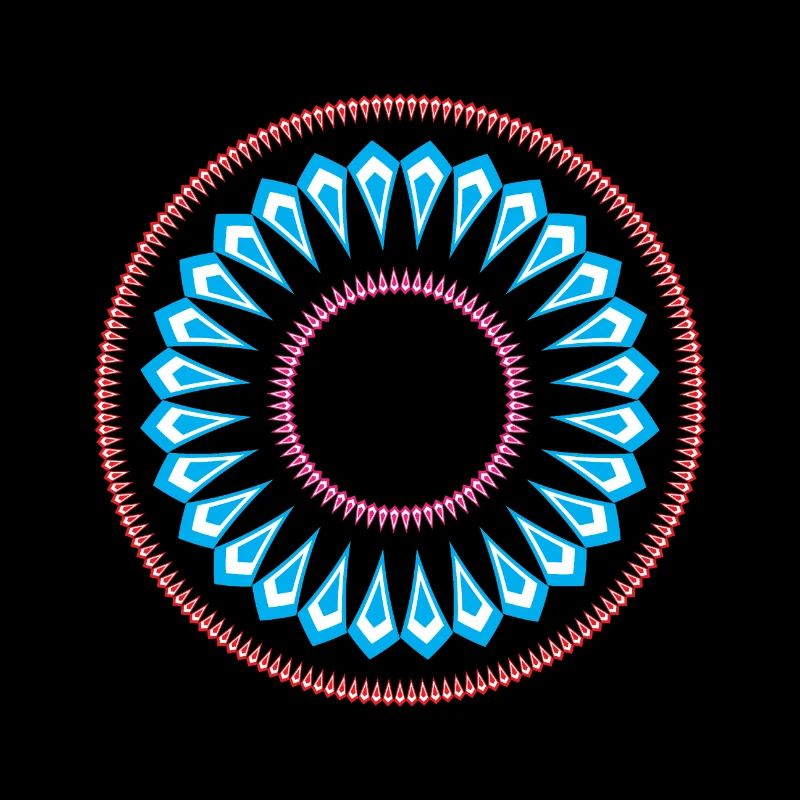 Motif de conception de mandala simple
