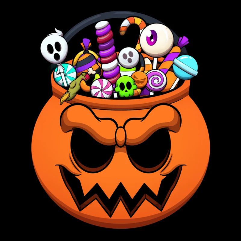 Halloween Trick oder Treat Süßigkeiten