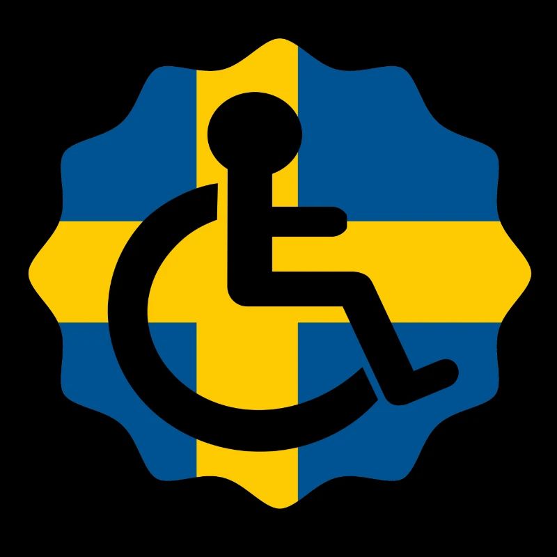 Flagge, rollstuhlgebunden oder rollstuhlgebunden?