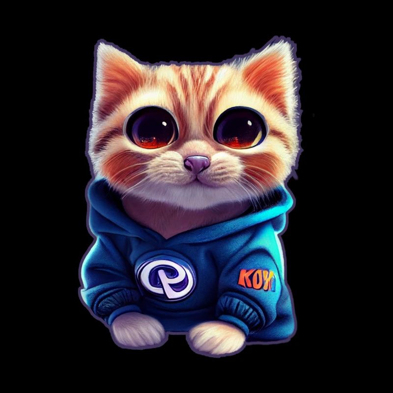 Bébé chat avec pull