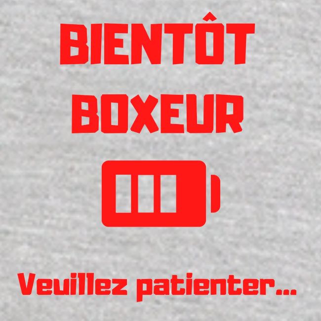 BIENTOT BOXEUR ROUGE