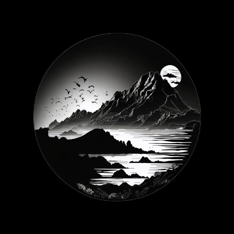 Black White Mountain