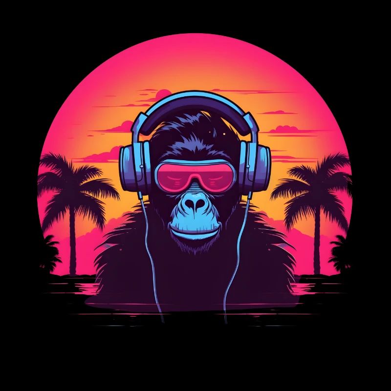 Synthwave DJ Ape