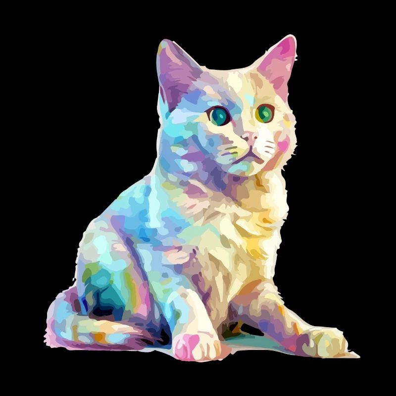 Obi le chat multicolore