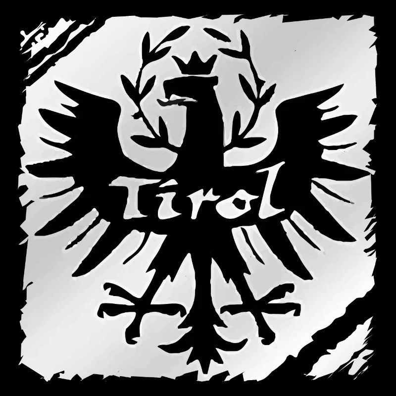 Tyrolean eagle loyal to the state of Tyrol, golden eagle