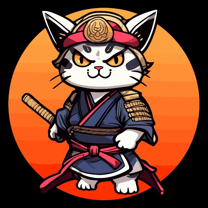 Chat samouraï #26