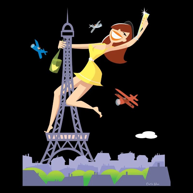 Parisienne Eiffelturm Pole Dance