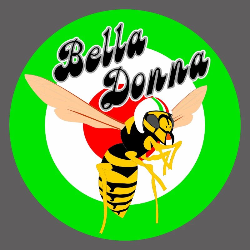 Guêpe Mod Cible Cocarde Verte Bella Donna