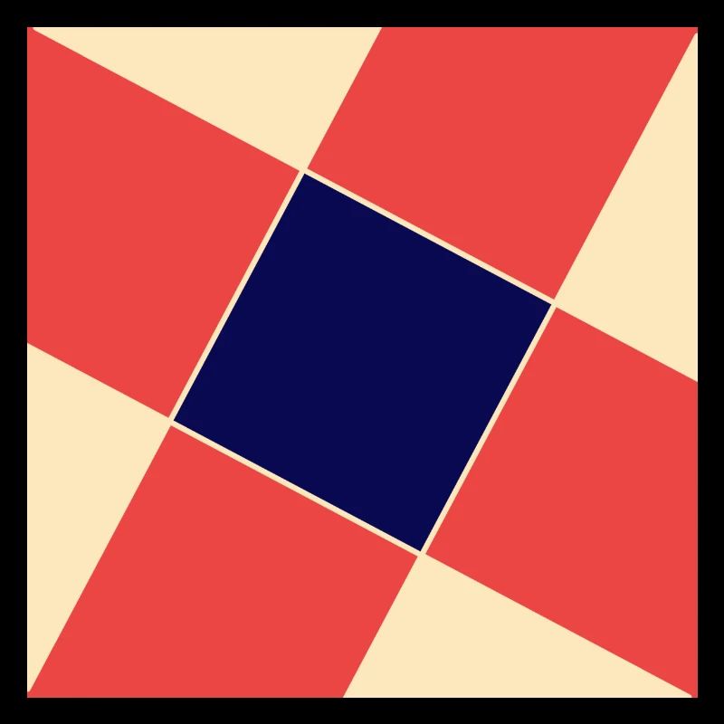Multiple squares with different colors
