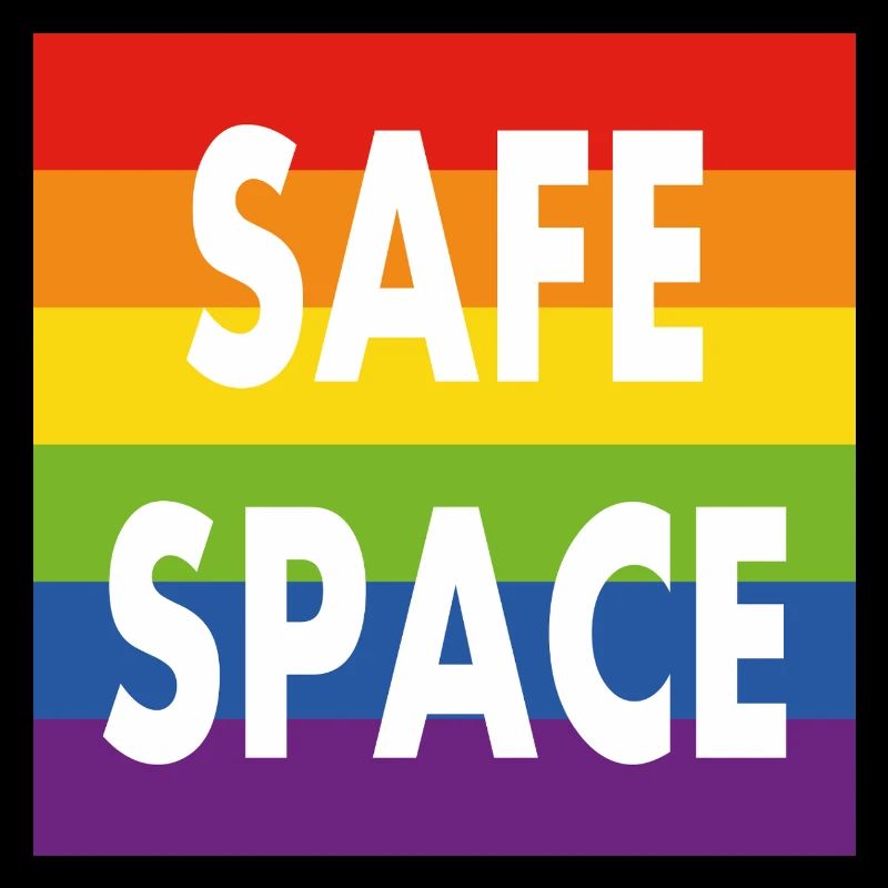 Pride Allyship Safe Space Ally Rainbow Flag