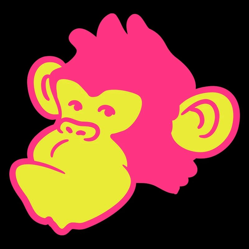 Cool monkey head