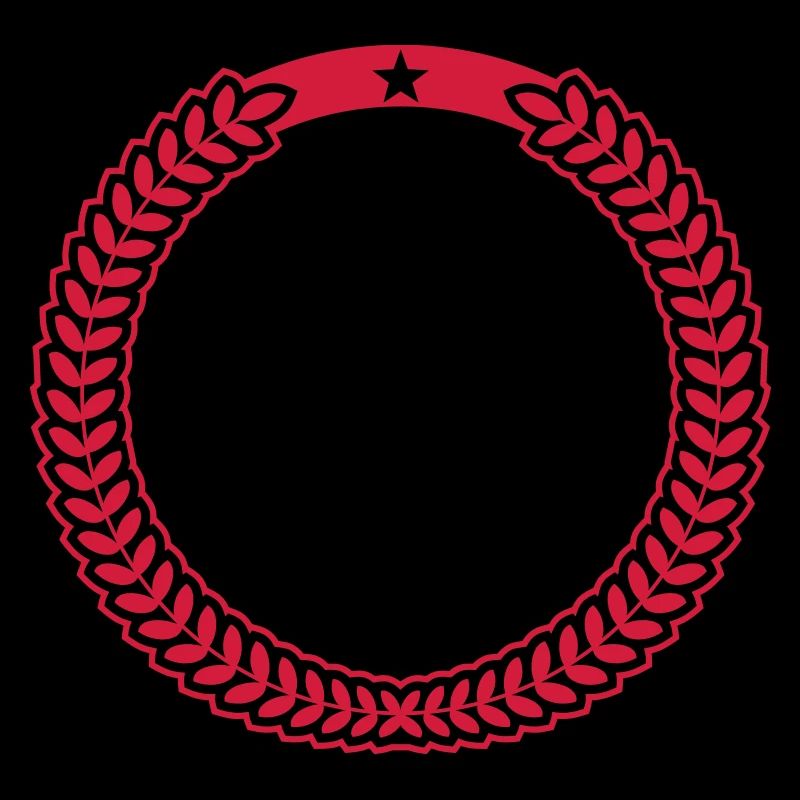 Lorbeerkranz / laurel wreath (1c)