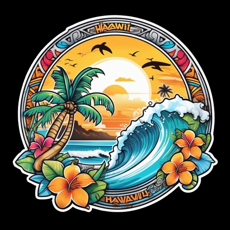 surf plage palmier soleil vacances