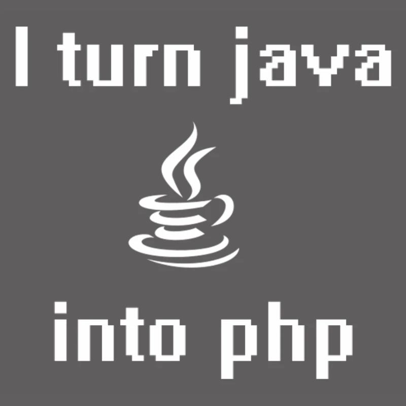 Je transforme java en php