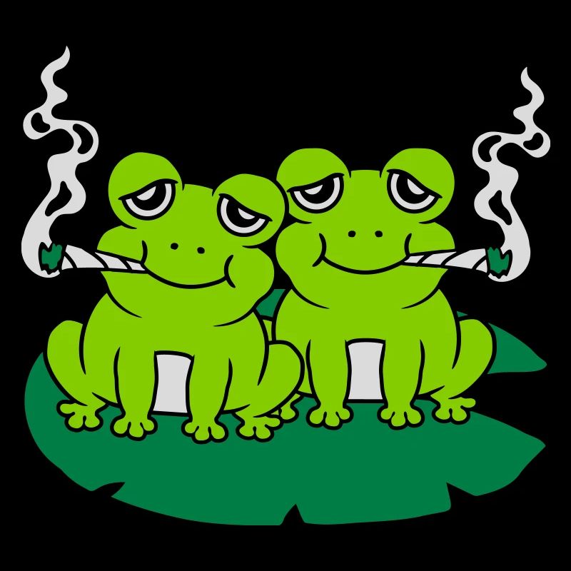 Joint rauchen 2 Frösche