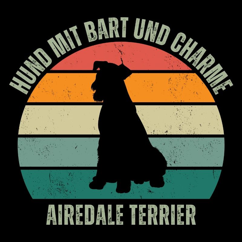 Hund mit Bart und Charme, AiredaleTerrier