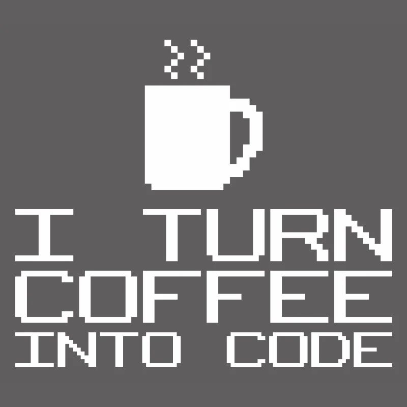 Je transforme le café en code