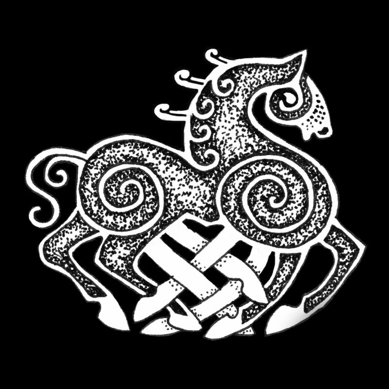 Dotwork Sleipnir
