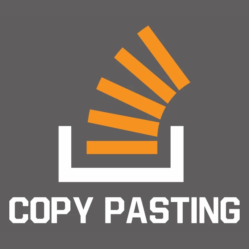 Copy Pasting Programming Coder Software Developer