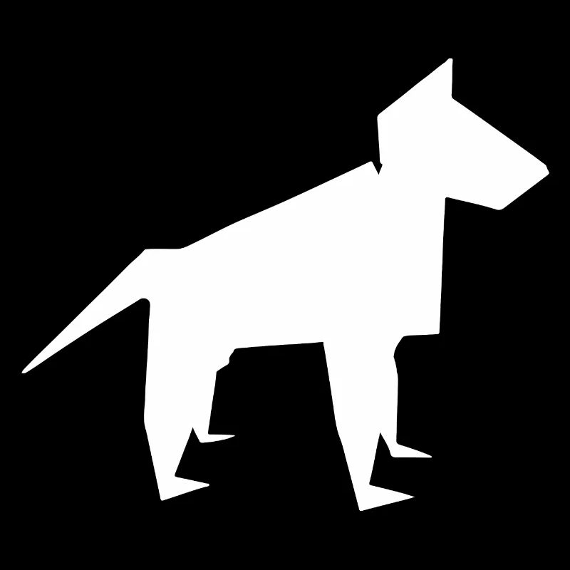 Hund Silhouette Hundebesitzer Geschenk