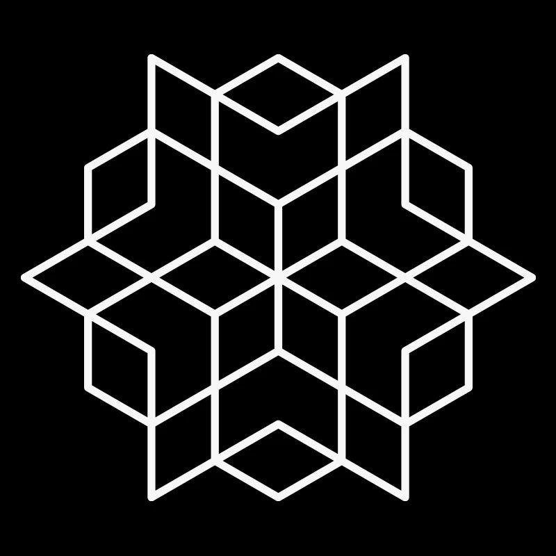 étoile géométrique complexe