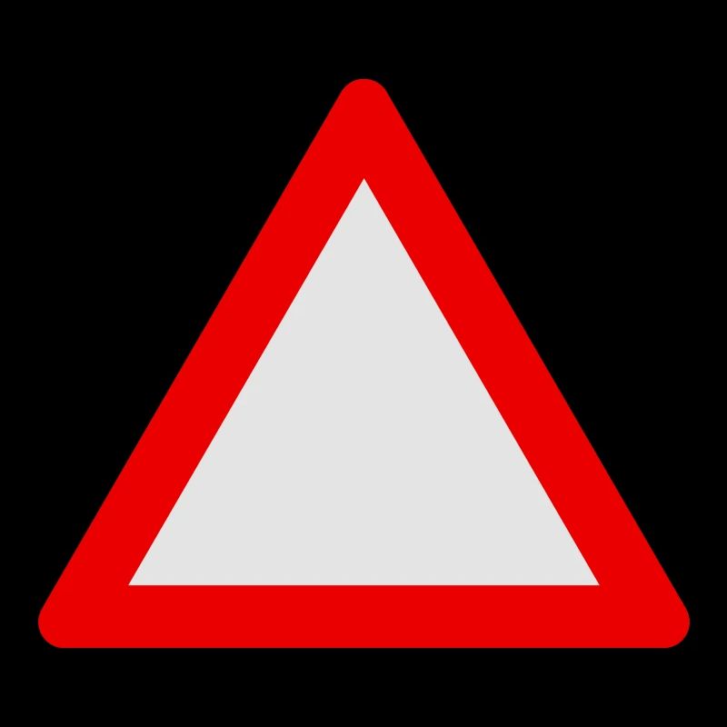 Blank Warning Triangle