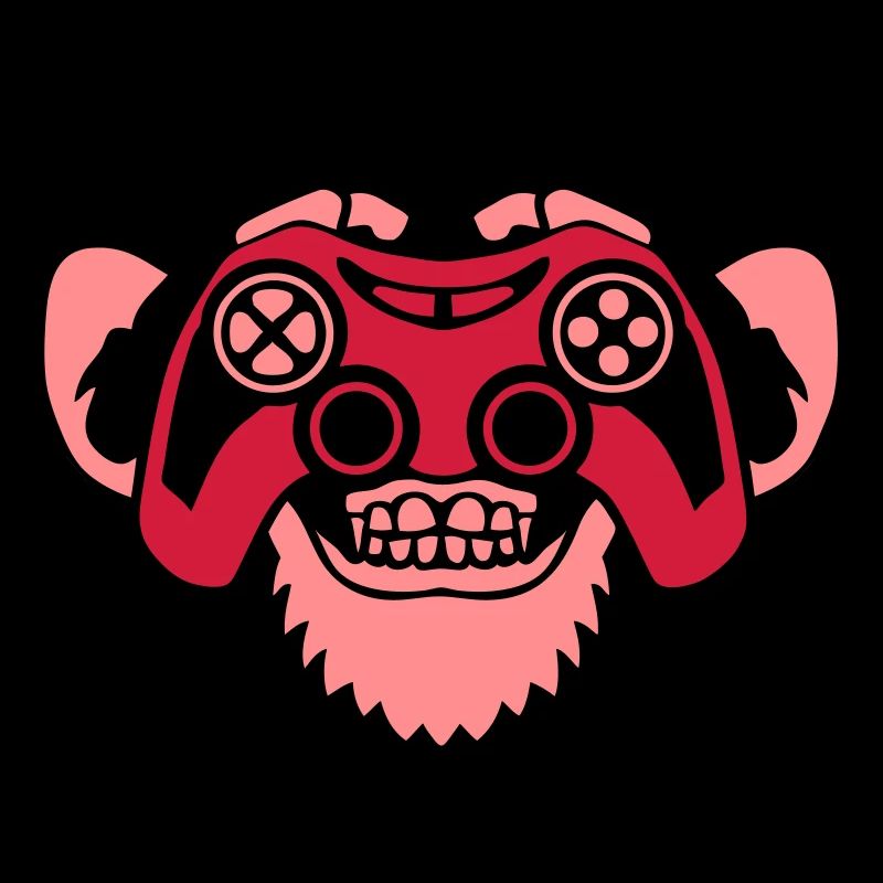 Monkey Controller Spiele Auge Joystick Geek