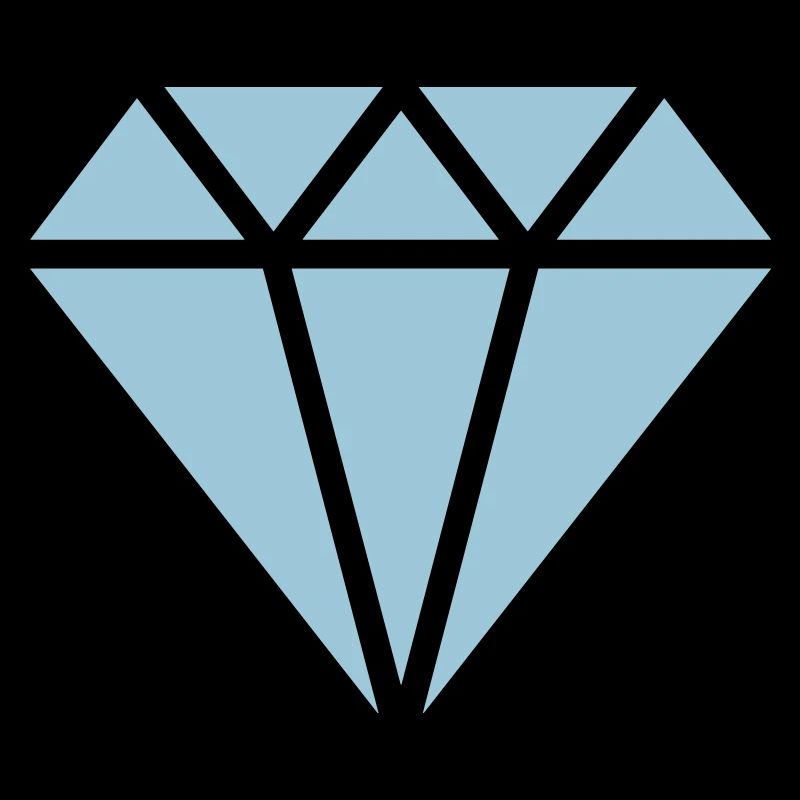 Diamond symbol, triangle, cubic, abstract, ever