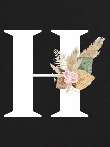 Buchstabe H Blumen