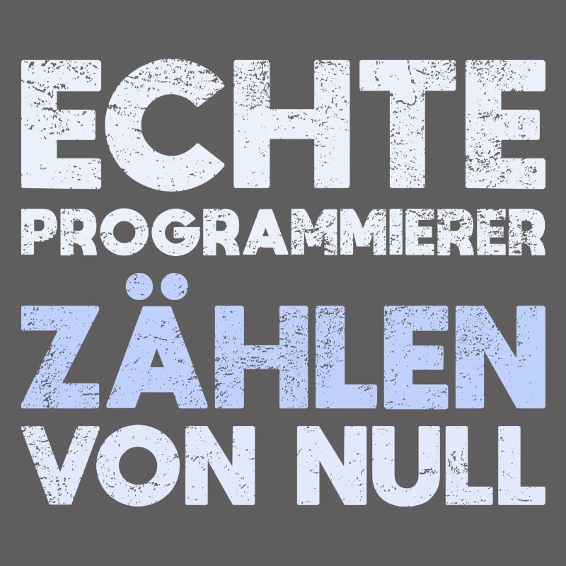 Echte Programmierer Zählen Von Null