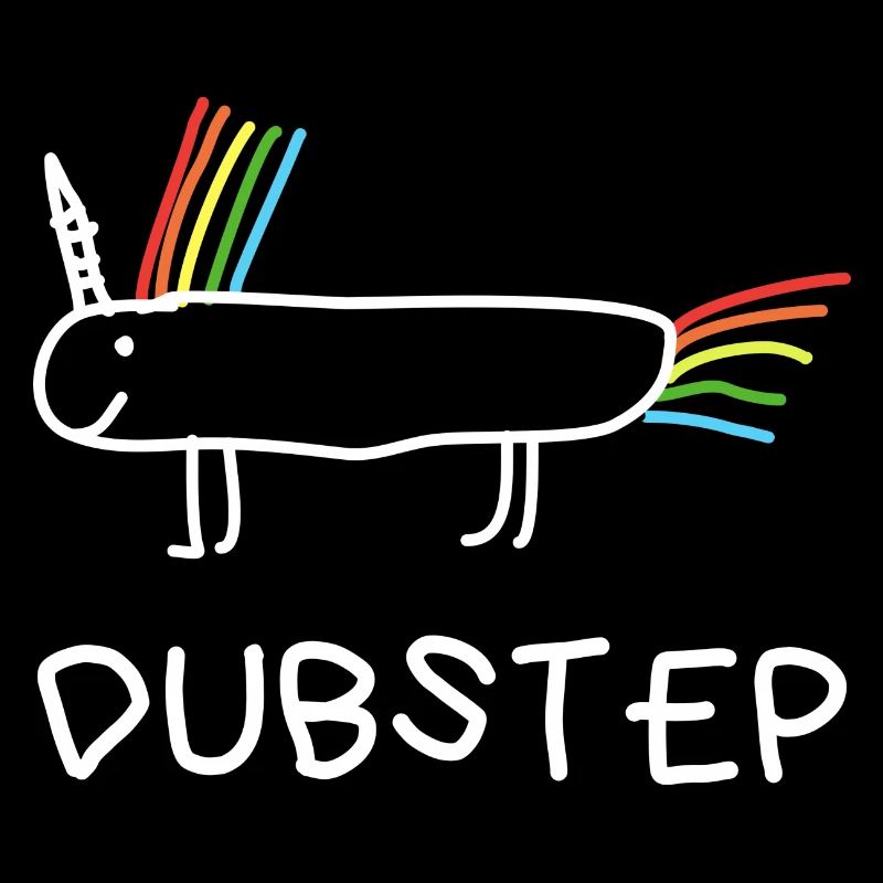 Dubstep Einhorn Techno Festival Musik Geschenk