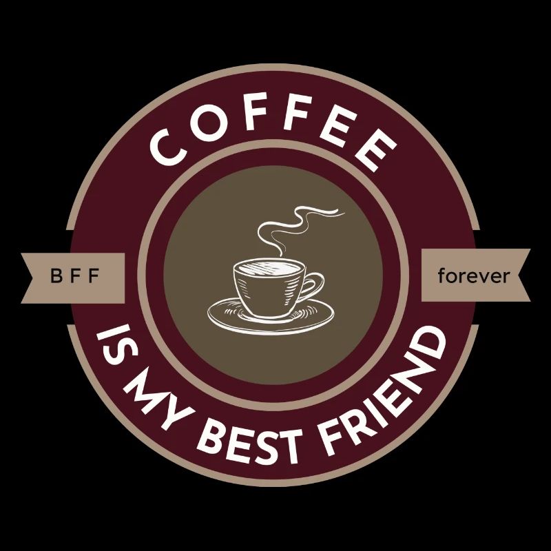Kaffee ist mein bester Freund düster