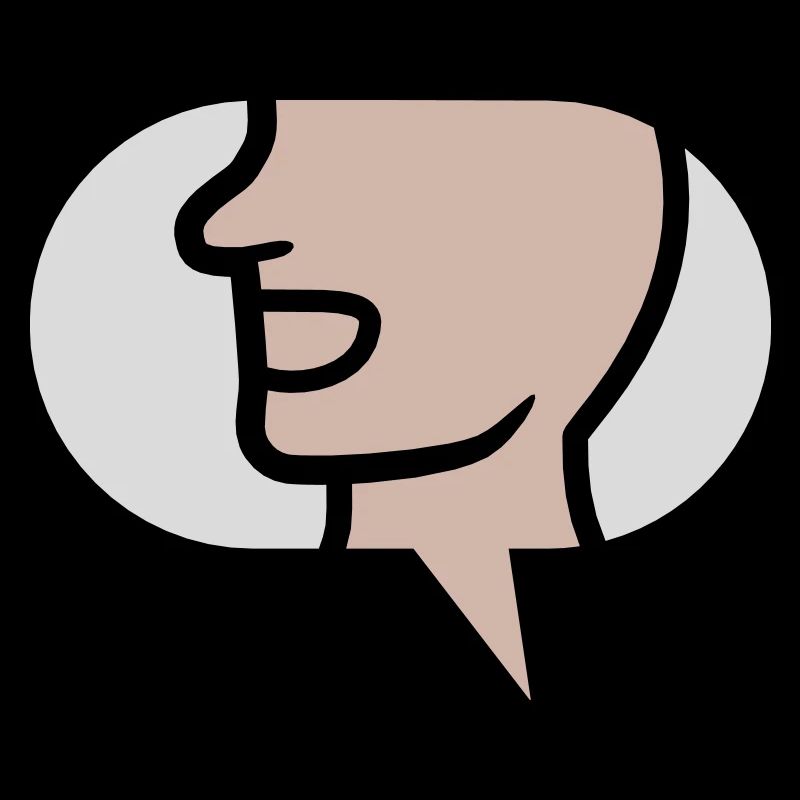Quatschen einfaches Symbol Sprechblase