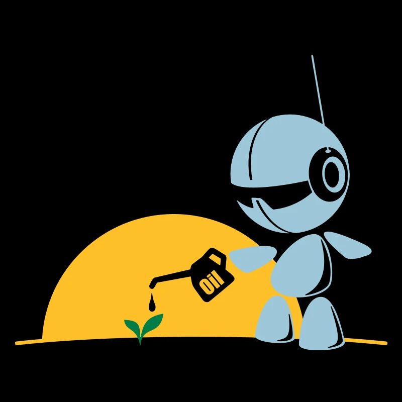 robot flower