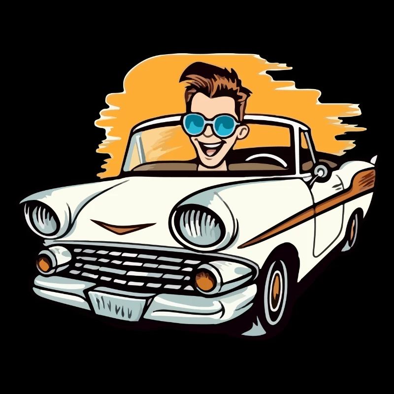 Clément im Cabrio