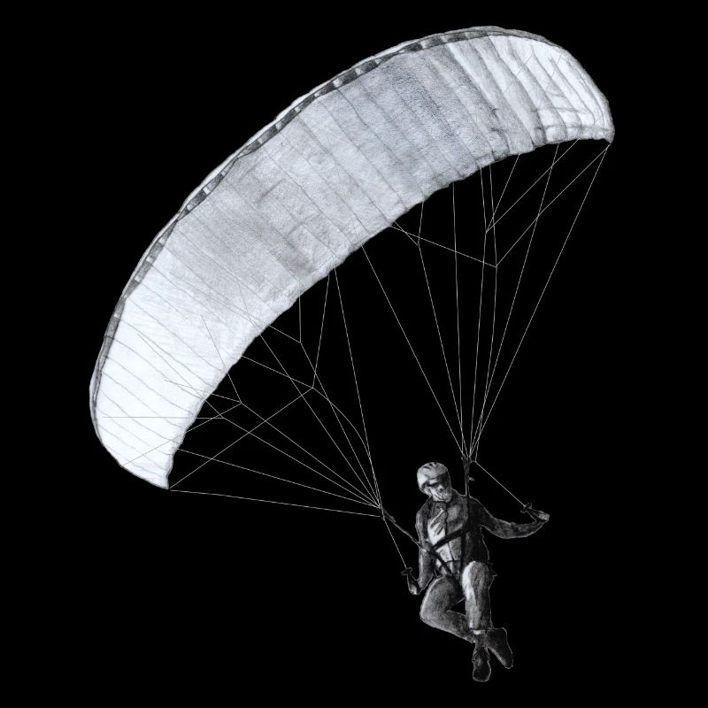 Paragleiter Bleistift
