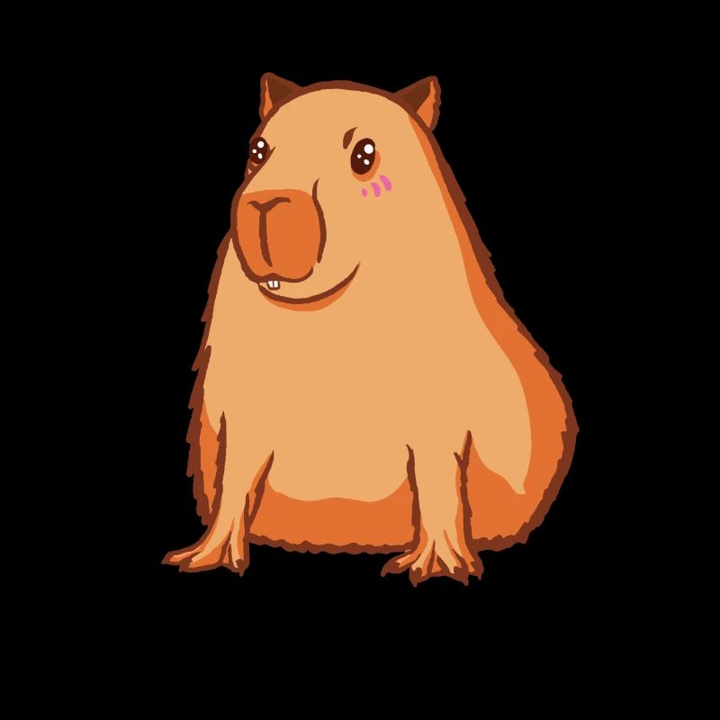 Mignon Capivara beau dessin Capivara