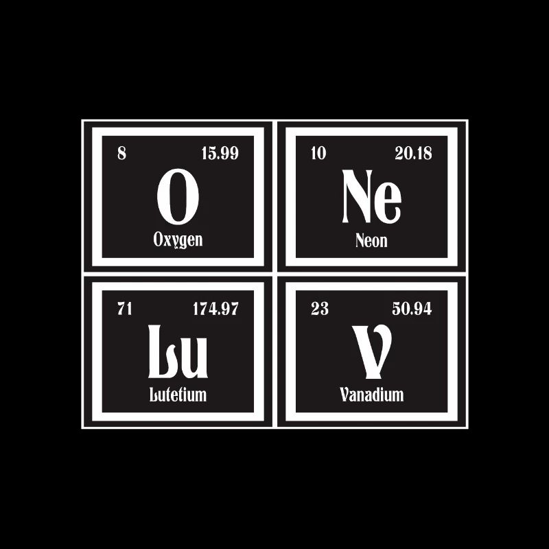 One Love | Periodensystem der Elemente