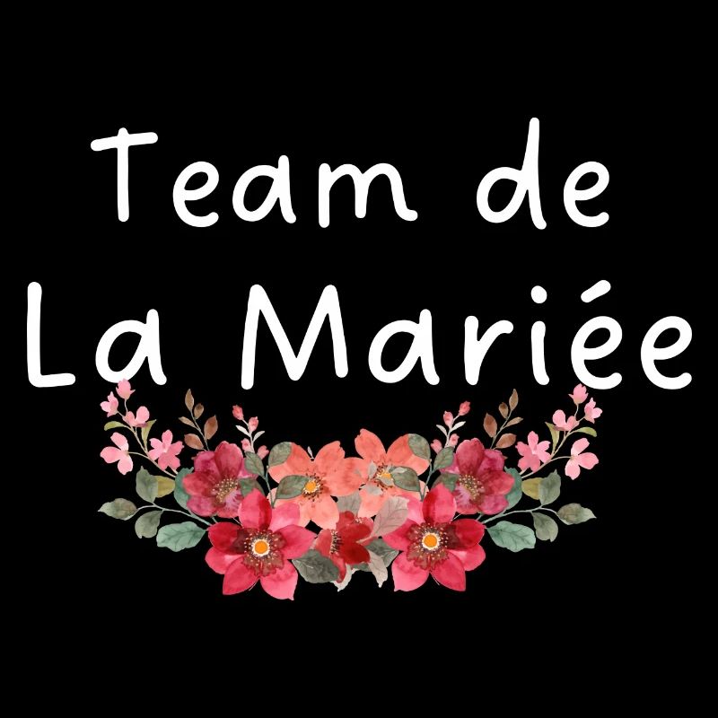 Team de la mariée fleurs