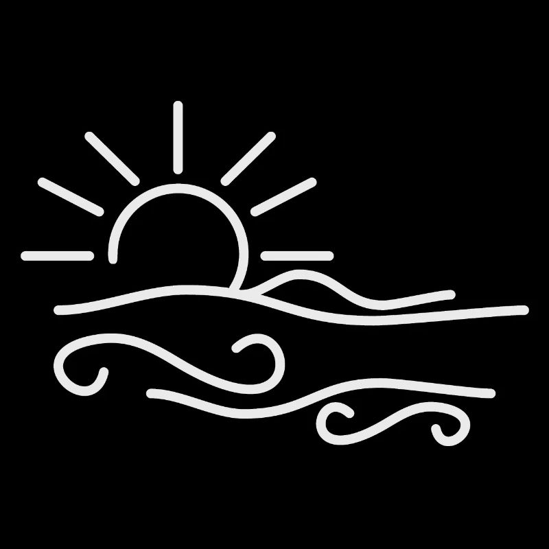 Sunset by the sea/lake