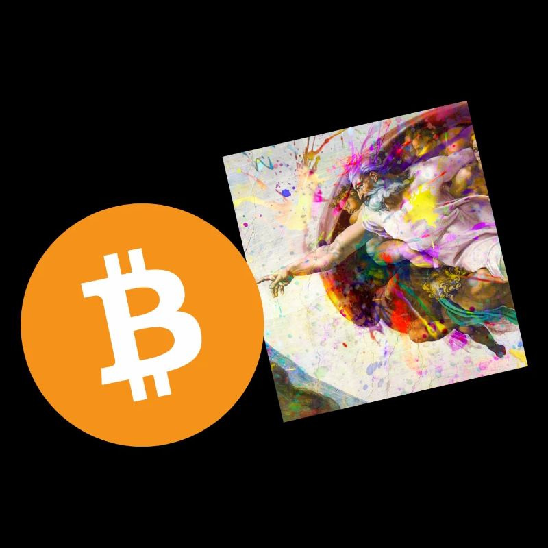 Krypto Creation Hand 6 Bitcoin BTC