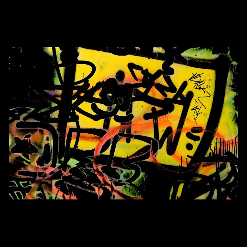 Graffiti væg