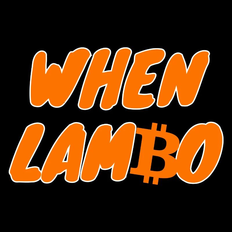 Crypto When Lambo BTC Bitcoin 2