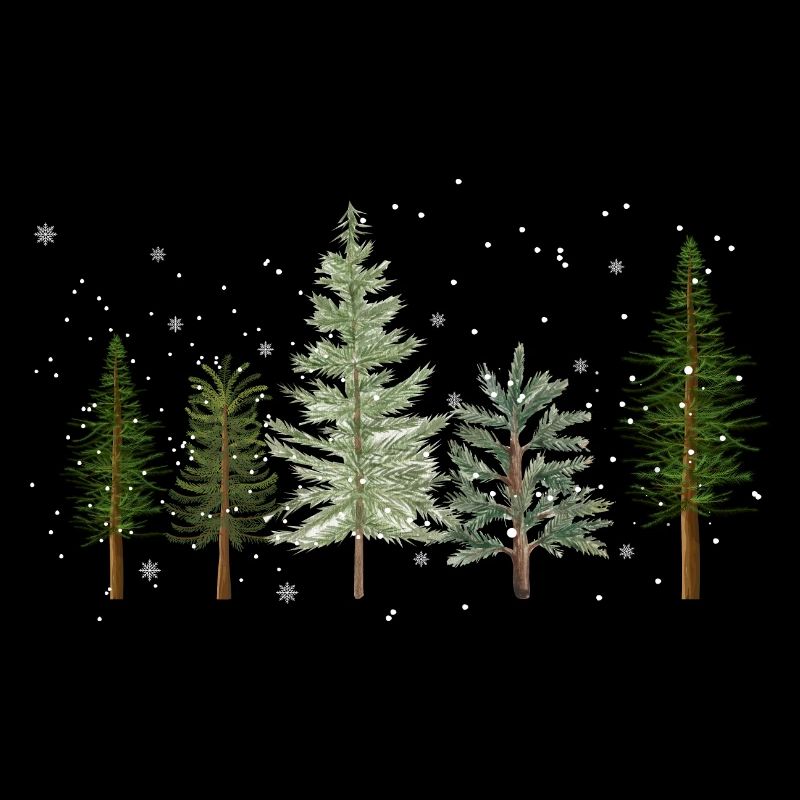 Tree Pine Trees for Winter Lovers - Gift