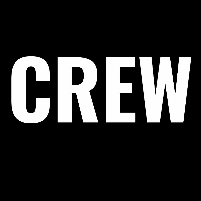 Dos de chemise texte CREW